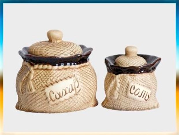 арт.35158 Набор (сахарница б+солонка м) 0,6л,0,2л 35158