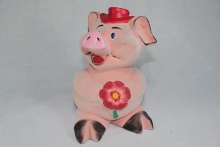 арт.77 Копилка "Свинка" 22х16см 77