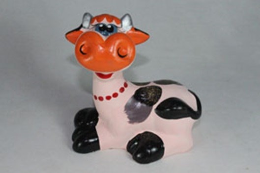 арт.3356 Копилка "Бюренка"  в асс. Н=13см 3356