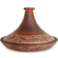 59-880 Тажин малый "Ангоб" 2 л; высота - 14см, ширина - 14см, длина - 19см BL_59-880