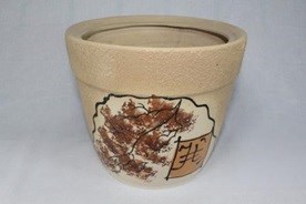 арт.504 Цветочный горшок без поддона 21х25см 504