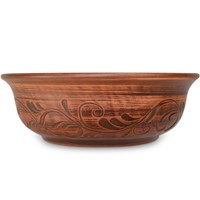 59-837 Супница (миска) дачная малая "Колос" "Декор серия" 0,7 л; высота - 5см, ширина - 16см, длина - 16см BL_59-837