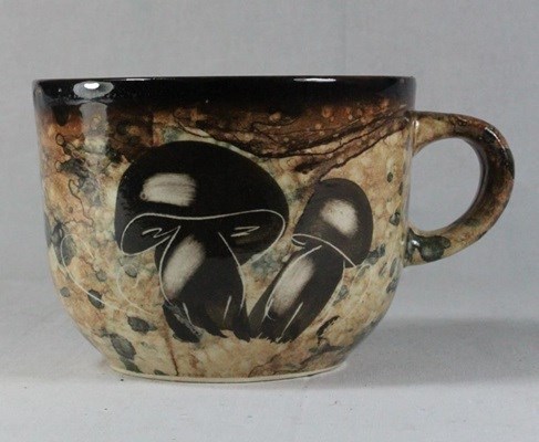 арт.8711 Бульонница "Грибы" (1руч.) 0,8л. 8711