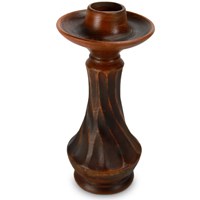 59-771 Подсвечник большой высота 19см. глиняный; высота - 18см, ширина - 9см, длина - 9см BL_59-771