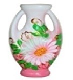 арт.30-986 Ваза "Муза" Ромашка Н=20см 30-986