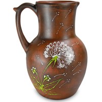 59-818 Крынка "Новая" "Зеленый Одуванчик"2л.; высота - 25см, ширина - 19см, длина - 19см BL_59-818