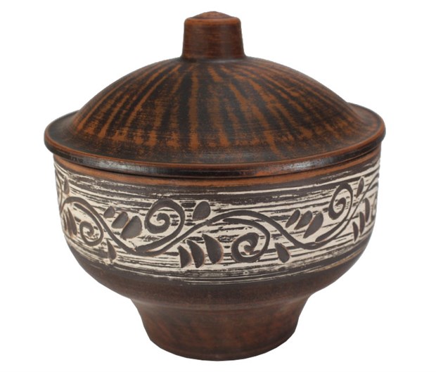 69_343.1Б Салатник (Орнамент) 1шт 0,9л высота - 9см, ширина - 14см, длина - 14см 69-349