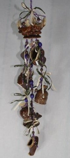 арт.07-041/1 Оберег пенка "Пара голубков" 53 см 07-041/1