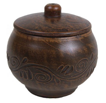 69_234.1 Горшок для жаркого (Вьюнок 1шт 0,3л высота-7,5см, ширина - 10см, длина - 10см 69-234