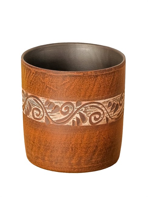 69_301.1 Стакан Орнамент 1шт 0,5л высота-10см, ширина - 9см, длина - 9см 69-301