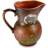 59-830 Кувшин-Компотник "Зеленый Одуванчик"2л.; высота - 23см, ширина - 21см, длина - 21см BL_59-830