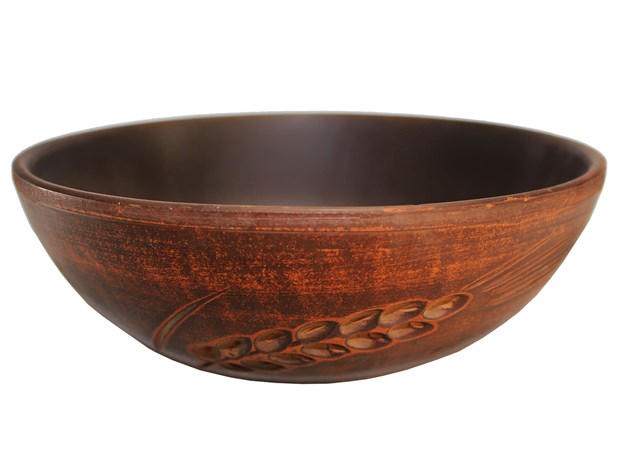 69_152.1 Салатник классический (Колос) 1л. ; высота - 6см, ширина - 18,5см, длина - 18,5см 69-152