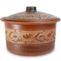 59-869 Форма для запекания (Кастрюля) Новая "Ангоб" 2,5л; высота - 16см, ширина - 20см, длина - 20см BL_59-869