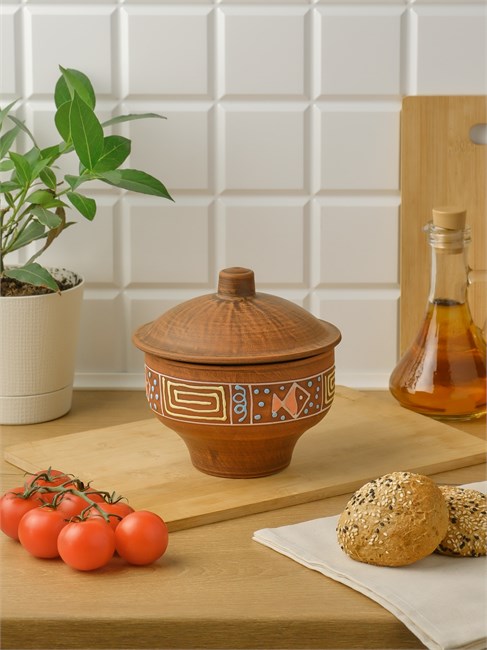 69-649 Кастрюлька "Оливия" 0,9 л. ; высота - 9см, ширина - 14см, длина - 14см 69-649