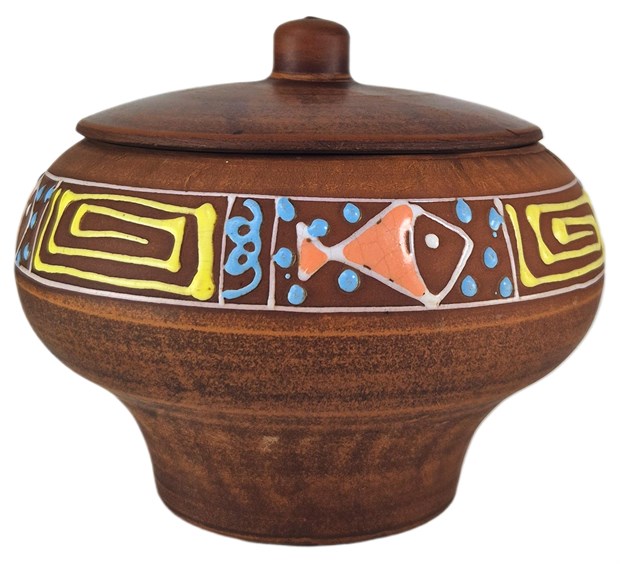 69-632 Чугунок/Горшок для жаркого №1 (Оливия) 0,6 л. ; высота - 13см, ширина - 14см, длина - 14см 69-632