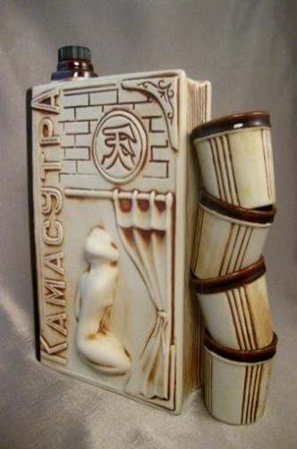 Водочно-коньчный набор «Камасутра(шамот)»(штов+4рюмок) 3476