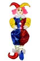 арт.30-056 Кукла-клоун (на стену) Н=55см 30-056