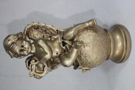 арт.3632 Статуэтка "Ангел Лира" 35х16см 3632