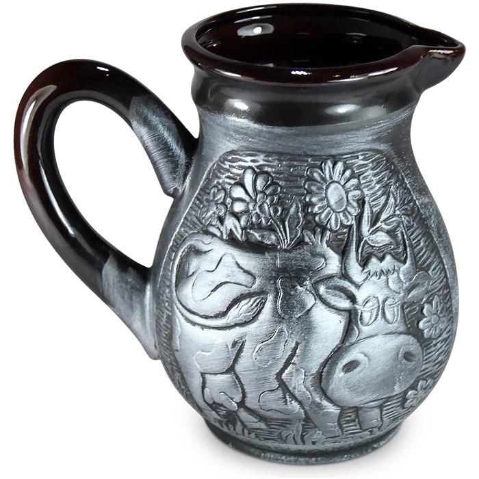 48-233КУ Кувшин 1л. Коровка Солнечногорская керамика 48-233КУ