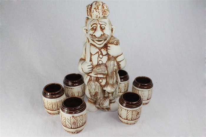 арт.ВК1026 71-134  Водочно-коньчный набор "Охотник с лисами" 71-134