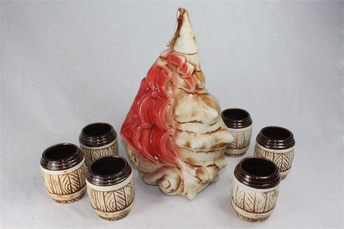 арт.ВК1006 71-033 Водочно-коньячный набор "Бриз" (штоф+6рюмок) 71-033