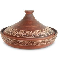 59-879 Тажин большой "Ангоб" 5 л; высота - 16см, ширина - 30см, длина - 30см BL_59-879