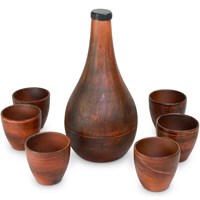 59-777 Винный набор: бутыль, 6 стопок; высота - 19см, ширина - 15см, длина - 10см BL_59-777