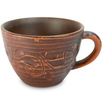 59-768 Чашка "Капучино" "Декор серия", вальцованная 0,125л ; высота - 5см, ширина - 9см, длина - 7см BL_59-768