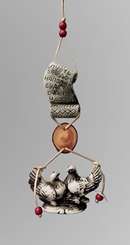 арт.07-073 Оберег "Пара голубей" в асс. L=25см 07-073