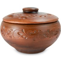 59-748 Чугунок малый "Декор серия"  0,5л.; высота - 11см, ширина - 11см, длина - 11см BL_59-748