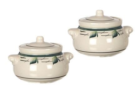 арт.7806 Горшок для запекания (кастрюлька) «Листок» 0,7л. 7806