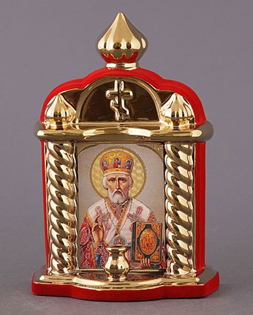 ИК1007 арт.5543 Икона "Николай Чудотворец" 15/10/22см ИК1007