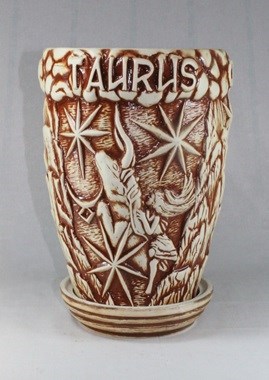 арт.17-111/3 Цветочный горшок "Зодиак" Знак-Козерог V=11л 17-111/3