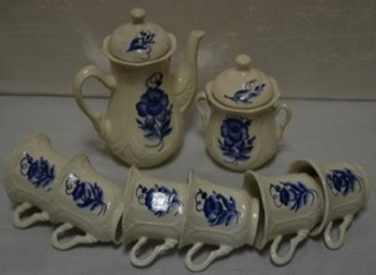 арт.НЧ1009 48-252 Набор "Ажур" (гжель) НЧ1009