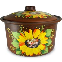 59-927 Кастрюля новая "Подсолнух" 2л.; высота - 14см, ширина - 20см, длина - 20см BL_59-927