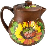 59-791 Сливочник Новый "Подсолнух" 1л; высота - 14см, ширина - 16см, длина - 16см BL_59-791