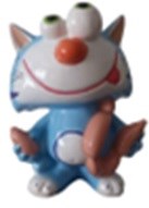 арт.14-056 Копилка "Кот с колбасой" (глянец) Н=25см 14-056