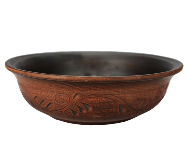 69_242.2С Тарелка глубокая (Вьюнок) 1шт 0,7л высота - 6см, ширина - 18см, длина - 18см (2) 69_242.2С