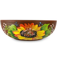 59-918 Супница (миска) для борща "Подсолнух" 0,7 л; высота - 5см, ширина - 16см, длина - 16см BL_59-918