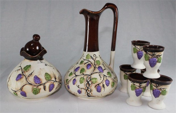 арт.9175 Вино-водочный набор "Ежевика" (кувшин 0,7л./2шт.+бокал 6шт.) 9175