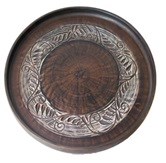 69_355.1Ш Блюдо для пиццы (Сервировочное) (Орнамент) ; высота - 2,5см, ширина - 28см, длина - 28см 69-355