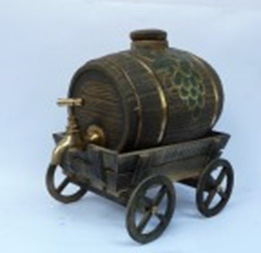 Арт. 0803 Бочка "Золотая роспись" 0803