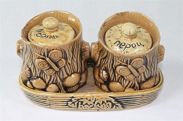 25197 Набор для специй "Подставка+2 пенька" 0,2л 25197vbv