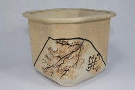 арт.502 Цветочный горшок без поддона 15х17см 502