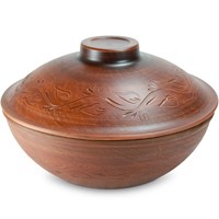 59-856 Сковорода-жаровня № 1 "Вьюнок" "Декор серия" 3,5 л; высота - 15см, ширина - 27см, длина - 27см BL_59-856