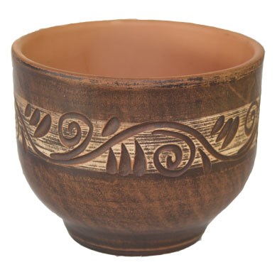 69_347.1 Пиала (Орнамент)  0,35 л. ; высота - 7,5см, ширина - 10см, длина - 10см 69-347