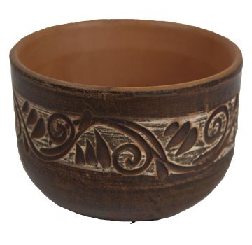 69_348.1Ш Кисе (Орнамент) 0,35 л. ; высота - 6,5см, ширина - 10см, длина - 10см 69-348.1Ш