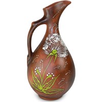 59-796 Кувшин малый для подсолнечного масла "Зеленый одуванчик" 0,5л.; высота - 25см, ширина - 11см, длина - 11см BL_59-796