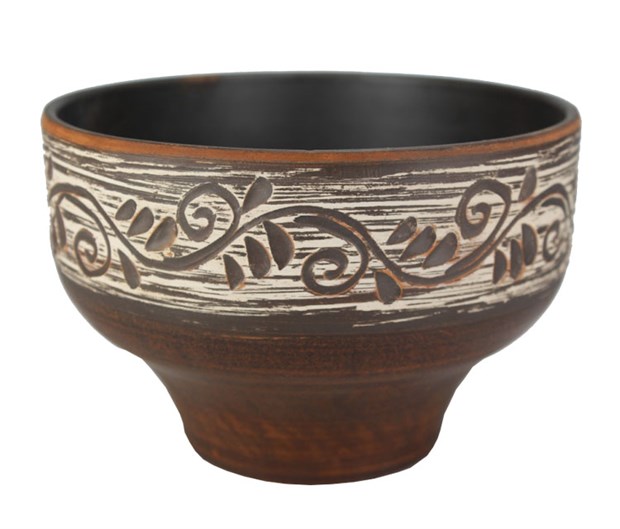 69_343.2С Салатник (Орнамент) 1шт 0,9л высота - 9см, ширина - 14см, длина - 14см (2) 69_343.2С