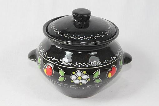 арт.ГО1010 8001 Горшок для запекания "Черешня" ИЗ 2 ШТ 0,7л. ГО1010